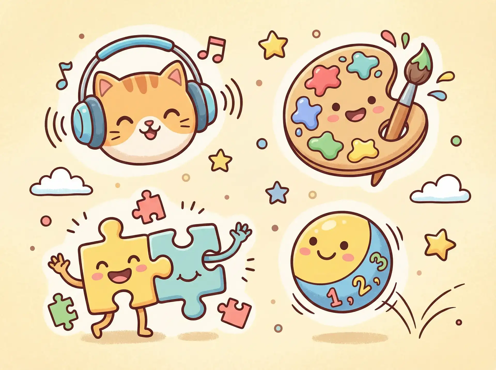 小朋友的手工作品 - 仁科百华在线 益智创作